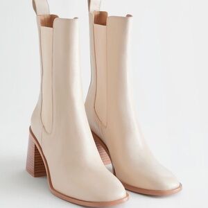 & Other Stories Heeled Chelsea Boots